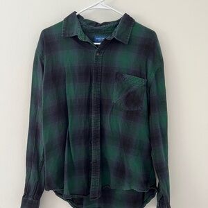 Arizona Flannel Men's Green Plaid Shirt